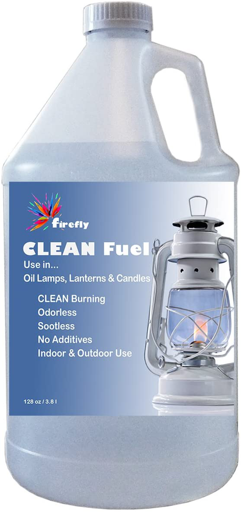 Firefly Kosher Clean Fuel Lamp Oil – Smokeless/Virtually Odorless – Longer Burning – 1 Gallon Home & Garden > Lighting Accessories > Oil Lamp Fuel Firefly Clear 1 Gallon 