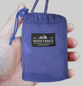 Outer Trails Pocket Picnic Blanket Mat - Water Resistant, Puncture Resistant, Compact, Ultra Lightweight, Compact & Soft - Picnics, Beach, Camping, Concerts, Festivals, Travel, Sports Home & Garden > Lawn & Garden > Outdoor Living > Outdoor Blankets > Picnic Blankets Outer Trails Blue  
