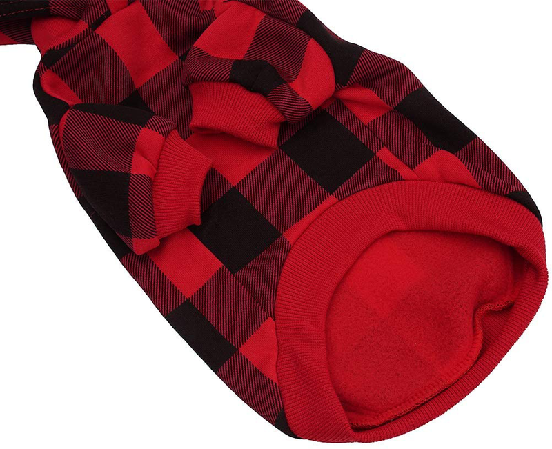 Plaid Dog Hoodie Pet Clothes Sweaters with Hat Animals & Pet Supplies > Pet Supplies > Cat Supplies > Cat Apparel KOOLTAIL   