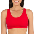 Fruit of the Loom Women's Built Up Tank Style Sports Bra Apparel & Accessories > Clothing > Underwear & Socks > Bras Fruit of the Loom Red/White/Black 34 