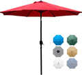 Sunnyglade 9' Patio Umbrella Outdoor Table Umbrella with 8 Sturdy Ribs (Red) Home & Garden > Lawn & Garden > Outdoor Living > Outdoor Umbrella & Sunshade Accessories Sunnyglade Red  