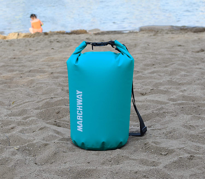 MARCHWAY Floating Waterproof Dry Bag 5L/10L/20L/30L/40L, Roll Top Sack Keeps Gear Dry for Kayaking, Rafting, Boating, Swimming, Camping, Hiking, Beach, Fishing  MARCHWAY   