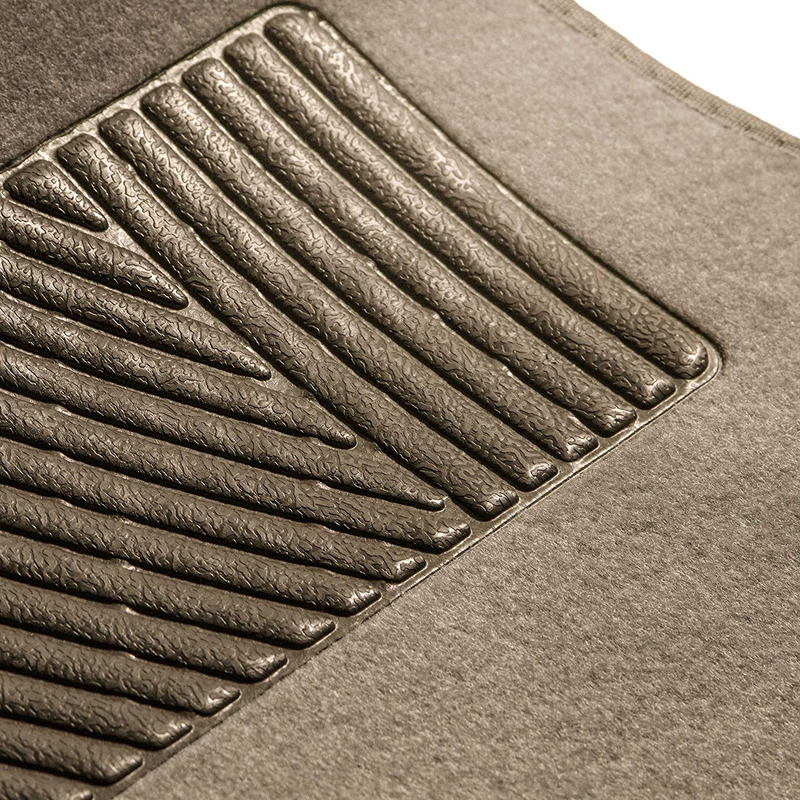 FH Group F14403BEIGE Beige Carpet Floor Mat with Heel Pad (Deluxe), Beige Vehicles & Parts > Vehicle Parts & Accessories > Motor Vehicle Parts > Motor Vehicle Seating FH Group   