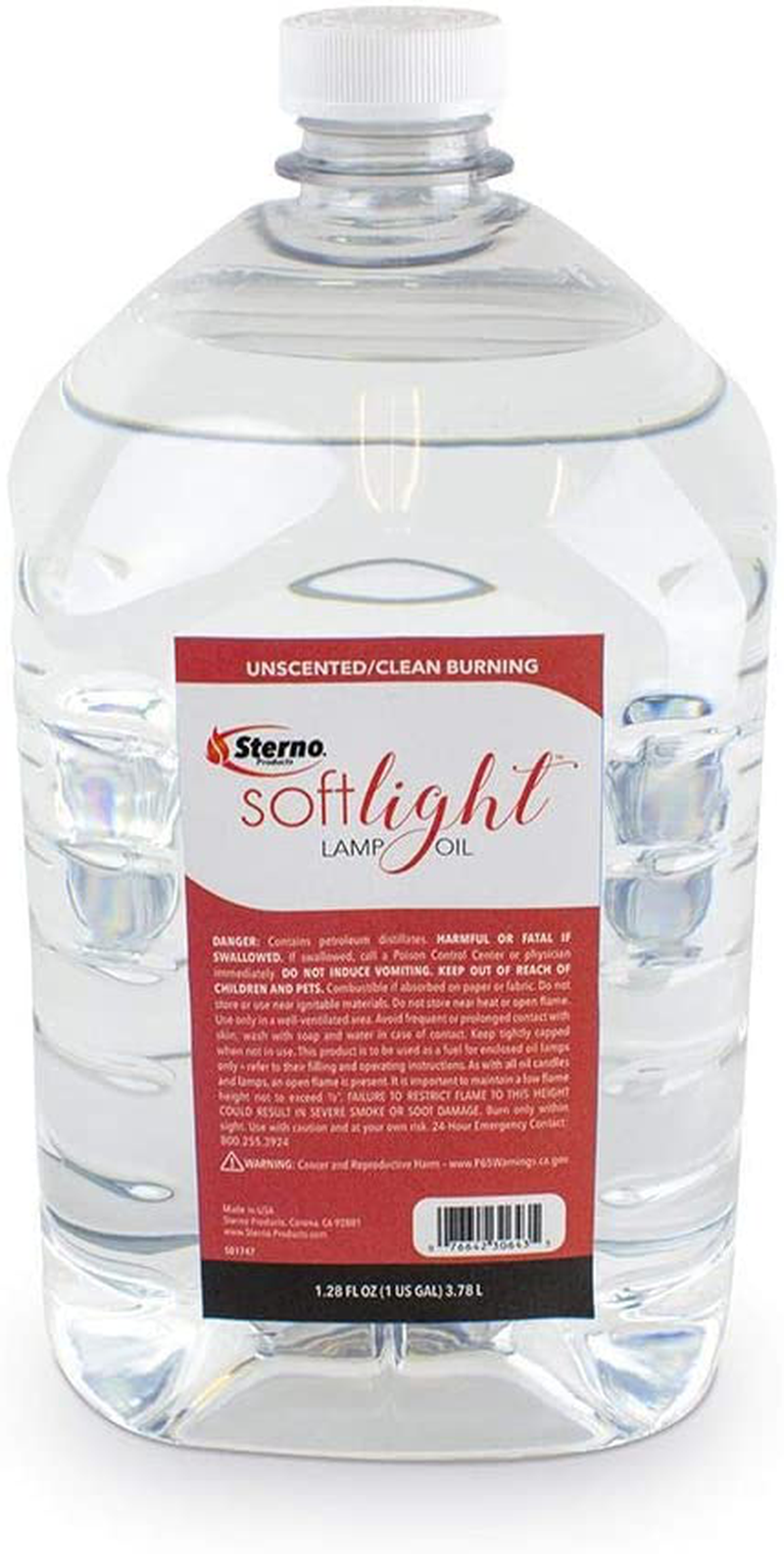 Sterno 30644 Liquid Paraffin Lamp Oil, Single, Clear