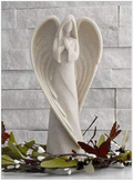 Funeral Flowers Alternative Sympathy Gift Statue Tealight Candle Holder LED Angel Figurines in Loving Memory of Loved One Bereavement Remembrance Condolence Gifts for Grief Loss of Loved One Grieving Home & Garden > Decor > Home Fragrance Accessories > Candle Holders Dulaya Memories In Art 2. Angel Statue  