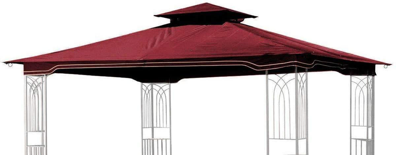 Sunjoy Replacement Gazebo Canopy for 10 x 12 Regency II Patio Gazebo, Brown Home & Garden > Lawn & Garden > Outdoor Living > Outdoor Structures > Canopies & Gazebos Sunjoy Maroon  