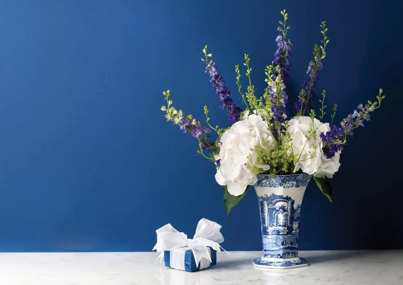 Spode Blue Italian Hexigonal Vase Home & Garden > Decor > Vases Spode   
