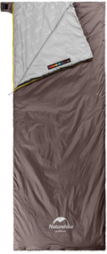 Naturehike Envelope Sleeping Bag – Ultralight Portable, Waterproof, Compact,Comfortable with Compression Sack - 3 Season Sleeping Bags for Traveling, Camping, Hiking, Outdoor Activities Sporting Goods > Outdoor Recreation > Camping & Hiking > Sleeping Bags Naturehike XL-Grayish Brown  