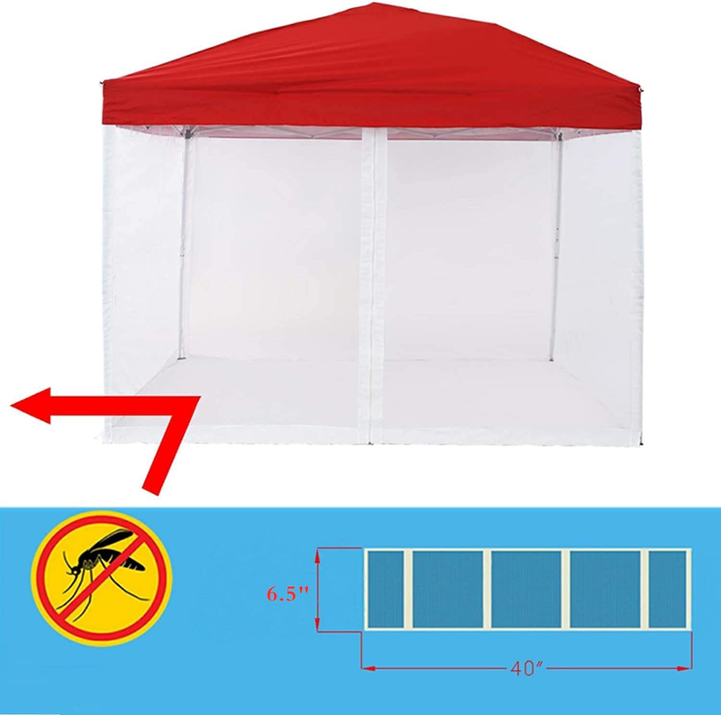 PCAFRS Mosquito Net with Zipper for Outdoor Camping Mosquito Net DIY Canopy Screen Wall Outdoor Mosquito Net for 10 X 10' Patio Gazebo and Tent (Only Mosquito Net Outdoor Tent Not Including)