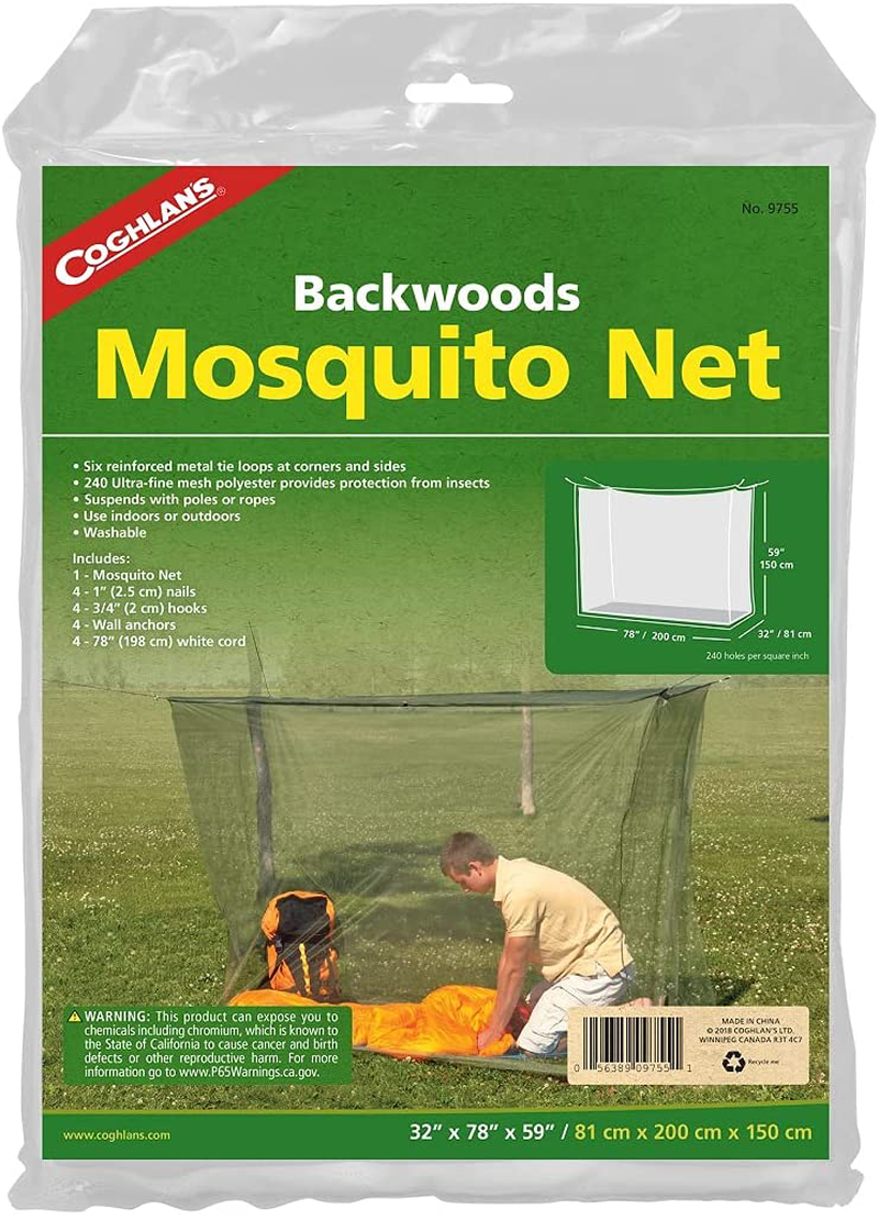 Coghlan'S Rectangular Mosquito Net Sporting Goods > Outdoor Recreation > Camping & Hiking > Mosquito Nets & Insect Screens Coghlan's Singe 240 Backwoods  