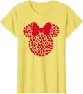 Disney Minnie Mouse Icon Filled with Hearts T-Shirt Home & Garden > Decor > Seasonal & Holiday Decorations Disney Lemon Women 2XL