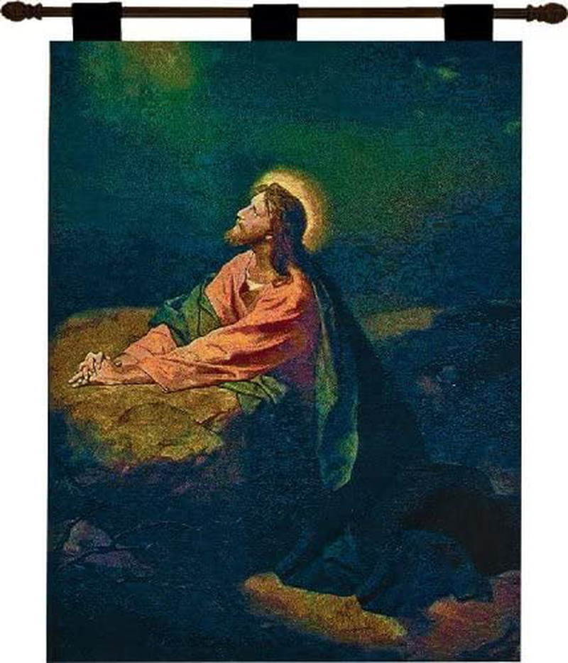 Manual Inspirational Collection 13 X 18-Inch Wall Hanging with Frame, Ten Commandments Home & Garden > Decor > Artwork > Decorative Tapestries Manual Woodworker Garden of Gethsemane 26 by 36-Inch 