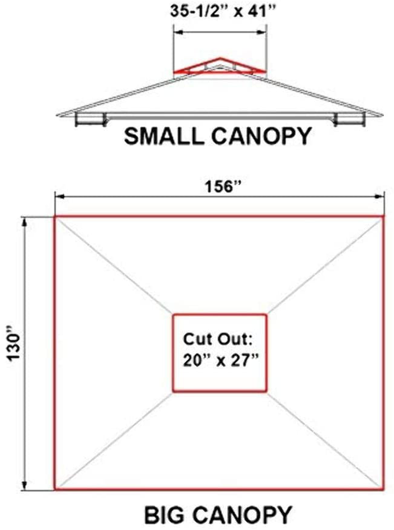 Sunjoy Replacement Gazebo Canopy for 10 x 12 Regency II Patio Gazebo, Brown Home & Garden > Lawn & Garden > Outdoor Living > Outdoor Structures > Canopies & Gazebos Sunjoy   