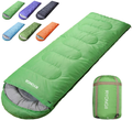 RYONGII Sleeping Bags 32℉ for Adults Teens - 4 Seasons Portable Compressionlightweight Waterproof Youth for Indoor & Outdoor, Waterproof, Backpacking and Outdoors Hiking Sporting Goods > Outdoor Recreation > Camping & Hiking > Sleeping Bags RYONGII Green / Right Zip  
