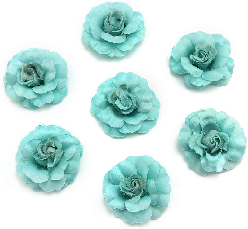 Fake flower heads in bulk Wholesale for Crafts DIY Artificial Silk Rose Peony Heads Decorative Stamen Fake Flowers for Wedding Home Birthday Decoration Vases Decor Supplies 30PCS 4.5cm (Colorful)