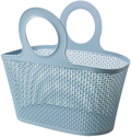Plastic Bathroom Shower Caddy Dorm, Bathroom Caddy with Handle for Bathroom, College Dorm Room Sporting Goods > Outdoor Recreation > Camping & Hiking > Portable Toilets & Showers Attmu Blue  