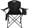 Coleman Camping Chair with Built-In 4 Can Cooler Sporting Goods > Outdoor Recreation > Camping & Hiking > Camp Furniture Coleman Black  