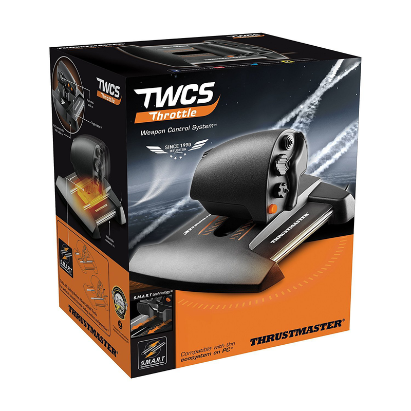 Thrustmaster T16000M FCS (Windows) Electronics > Electronics Accessories > Computer Components > Input Devices > Game Controllers > Joystick Controllers THRUSTMASTER Black Thrustmaster TWCS Throttle 