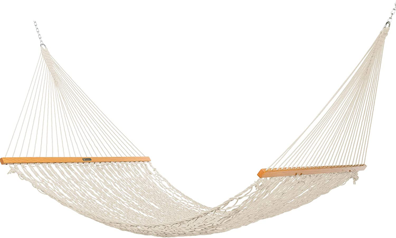 Original Pawleys Island 15OC Presidential Original Cotton Rope Hammock with Free Extension Chains & Tree Hooks, Handcrafted in The USA, Accommodates 2 People, 450 LB Weight Capacity, 13 ft. x 65 in. Home & Garden > Lawn & Garden > Outdoor Living > Hammocks Original Pawleys Island Presidential  