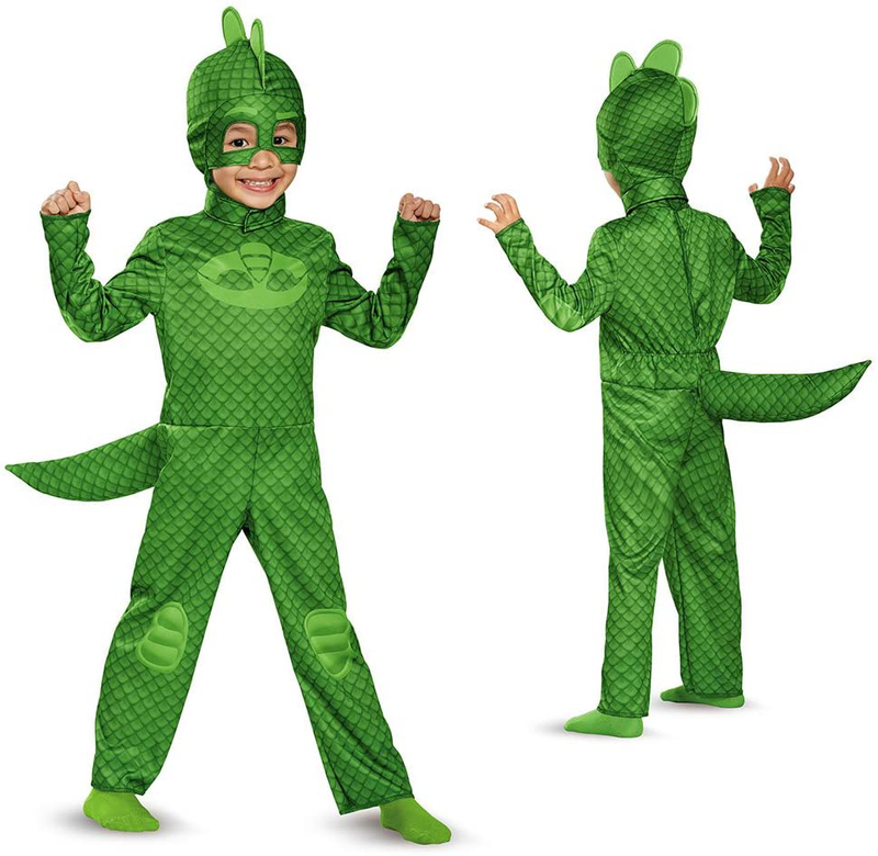 Disguise Gekko Classic Toddler PJ Masks Costume, Large/4-6 Green Apparel & Accessories > Costumes & Accessories > Costumes Disguise Costumes - Toys Division   