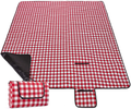 RUPUMPACK Extra Large 80''x80'' Picnic Blanket Waterproof Sandproof Beach Blanket Portable Outdoor Mat for Camping Hiking on Grass (Watermelon) Home & Garden > Lawn & Garden > Outdoor Living > Outdoor Blankets > Picnic Blankets RUPUMPACK Red+white  