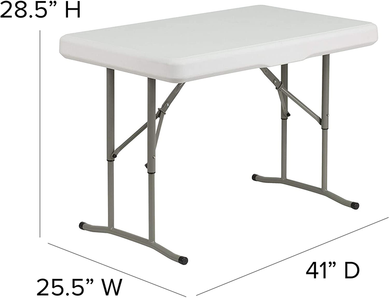 Flash Furniture 3 Piece Portable Plastic Folding Bench and Table Set Sporting Goods > Outdoor Recreation > Camping & Hiking > Camp Furniture Flash Furniture   