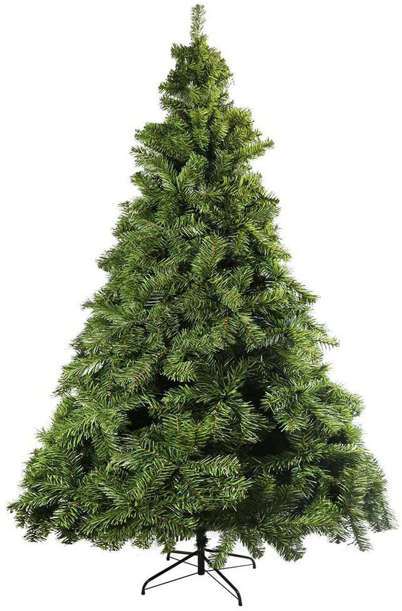 JEFEE 6FT Christmas Tree, Premium Artificial Tree with Solid Foldable Metal Stand, Xmas Décor for Indoor and Outdoor, Green (777Tips)… Home & Garden > Decor > Seasonal & Holiday Decorations > Christmas Tree Stands JEFEE 777 TIPS  