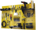 Pegboard Organizer Wall Control 4 ft. Metal Pegboard Standard Tool Storage Kit with Galvanized Toolboard and Black Accessories Hardware > Hardware Accessories > Tool Storage & Organization Wall Control Yellow Storage 