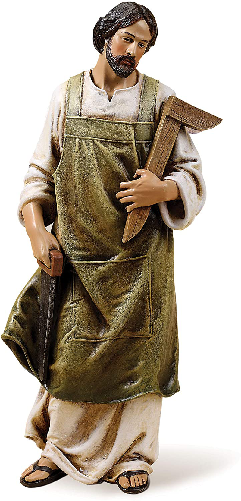 Joseph's Studio by Roman - St. Joseph The Worker Figure, Life of Christ, Renaissance Collection, 10.25" H, Resin and Stone, Religious Gift, Decoration Home & Garden > Decor > Seasonal & Holiday Decorations& Garden > Decor > Seasonal & Holiday Decorations Joseph's Studio   