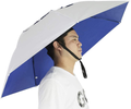 NEW-Vi Fishing Umbrella Hat Folding Sun Rain Cap Adjustable Multifunction Outdoor Headwear Home & Garden > Lawn & Garden > Outdoor Living > Outdoor Umbrella & Sunshade Accessories NEW-Vi .Silver/ Blue  