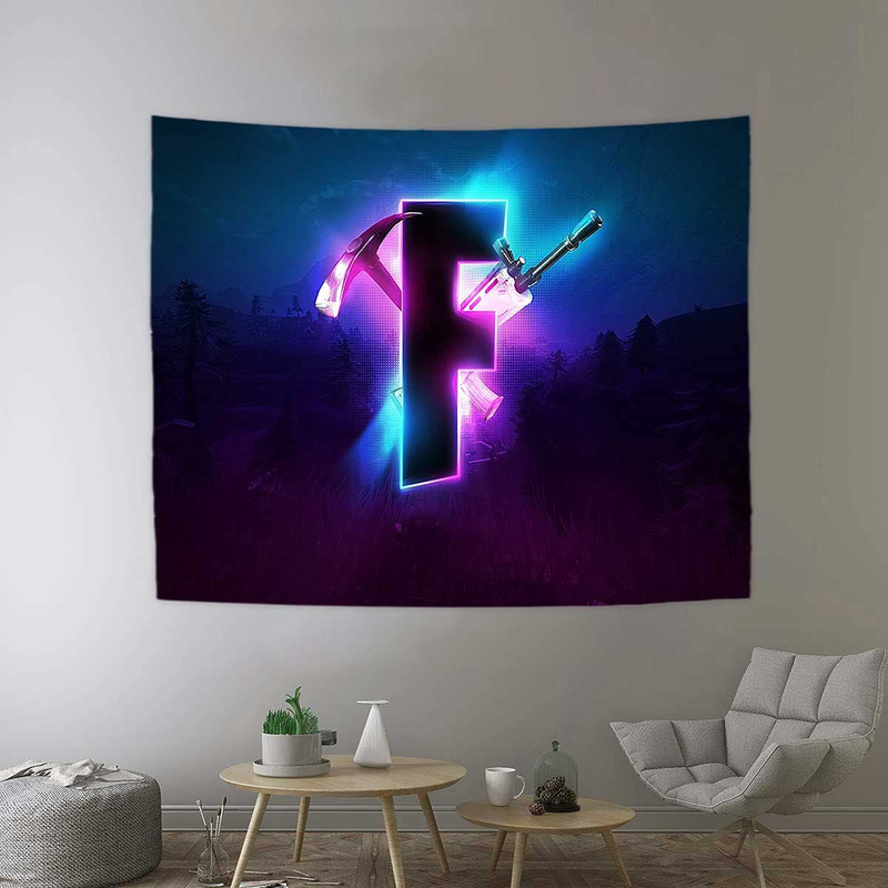 DBLLF Video Gaming Tapestry Funny Cool Game Theme Stuff Tapestries for Men Teen Boy Bedroom, Funny Modern Video Game Tapestries Poster Blanket College Dorm Home Decor 80”60” DBZY0601 Home & Garden > Decor > Artwork > Decorative TapestriesHome & Garden > Decor > Artwork > Decorative Tapestries DBLLF 60Wx51L  