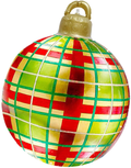 HUANKD Giant Christmas PVC Inflatable Decorated Ball,Christmas Inflatable Outdoor Decorations Holiday inflatables Balls Decoration with Pump (E, XL) Home & Garden > Decor > Seasonal & Holiday Decorations& Garden > Decor > Seasonal & Holiday Decorations HUANKD C X-Large 