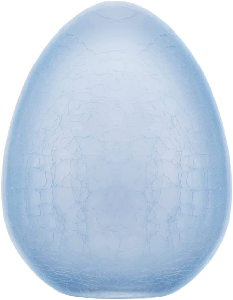 Diamond Star Hand Blown Bunny Glass Cute Rabbit Easter Decoration, Set of 3, Colorful Home & Garden > Decor > Seasonal & Holiday Decorations Diamond Star Blue  