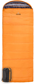 TETON Sports Regular Sleeping Bag; Great for Family Camping Sporting Goods > Outdoor Recreation > Camping & Hiking > Sleeping Bags TETON Sports Orange Poly Liner Right 