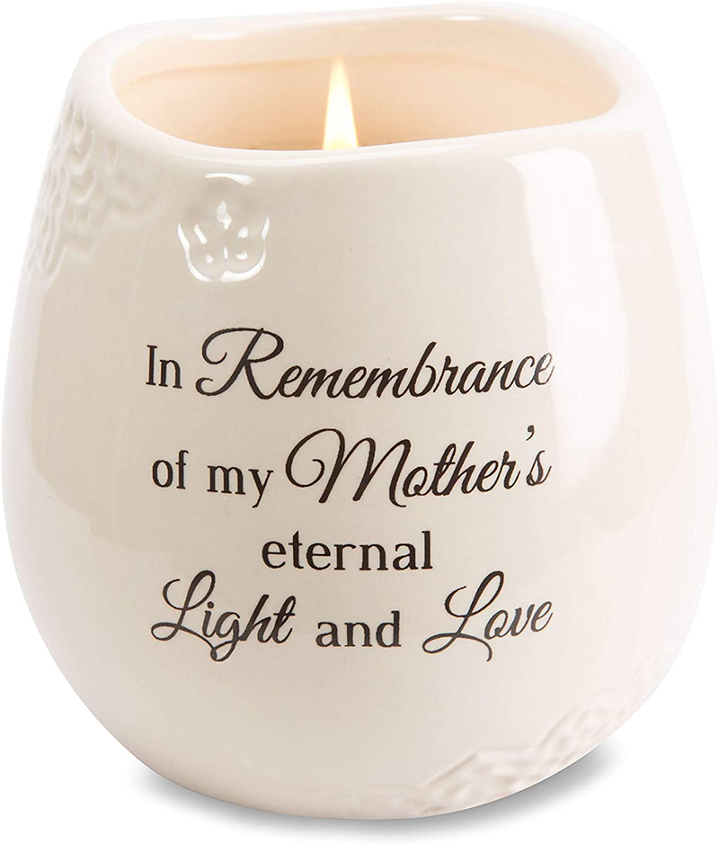Pavilion Gift Company 19179 in Memory of Mother Ceramic Soy Wax Candle Home & Garden > Decor > Home Fragrance Accessories > Candle Holders Pavilion Gift Company Default Title  