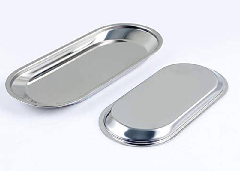 Stainless Steel Multipurpose Tray - Small_Silver Home & Garden > Decor > Decorative Trays ZIMBERLYN   