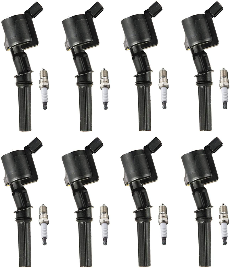 ENA Set of 8 Spark Plugs and 8 Ignition Coils compatible with 2000-2011 Ford F-150 Lincoln Town Car Mercury Grand Marquis Expedition Explorer E-150 Crown Victoria 4.6L V8 FD503 SP413 Vehicles & Parts > Vehicle Parts & Accessories > Motor Vehicle Parts ‎ENA Default Title  