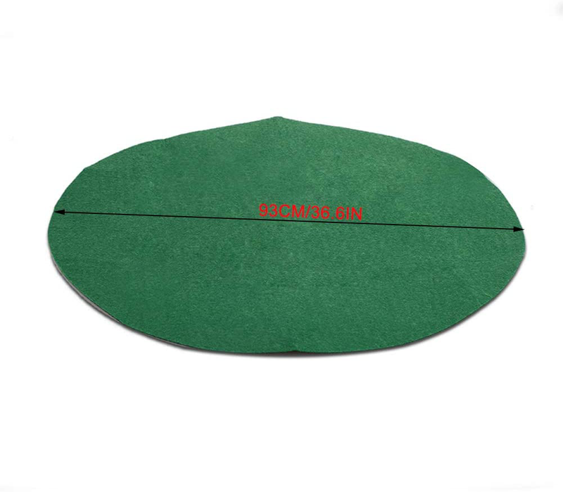 INFILM Christmas Tree Stand Pad, Non-Slip Waterproof Felt Mat Xmas Home Party Decoration Accessories for Floor Protection (36.6in/28.3in in Diameter) Home & Garden > Decor > Seasonal & Holiday Decorations > Christmas Tree Stands INFILM   