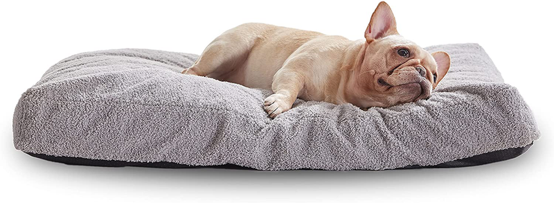 PETABBY Shredded Memory Foam Dog Bed Pillow, Waterproof Dog Bed with Machine Washable Removable Cover, Comfy Dog Bed for Medium Large Dog Animals & Pet Supplies > Pet Supplies > Dog Supplies > Dog Beds PETABBY Shredded Memory Foam M(30"x20"x4") 
