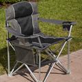 Livingxl 500-Lb. Capacity Heavy-Duty Portable Chair (Blue) Sporting Goods > Outdoor Recreation > Camping & Hiking > Camp Furniture LivingXL Black  