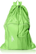 Speedo Unisex-Adult Deluxe Ventilator Mesh Equipment Bag, Stripe Multi Sporting Goods > Outdoor Recreation > Boating & Water Sports > Swimming Speedo Jasmine Green One Size 