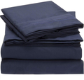 Mellanni California King Sheets - Hotel Luxury 1800 Bedding Sheets & Pillowcases - Extra Soft Cooling Bed Sheets - Deep Pocket up to 16" - Wrinkle, Fade, Stain Resistant - 4 PC (Cal King, Persimmon) Home & Garden > Linens & Bedding > Bedding Mellanni Royal Blue Twin XL 
