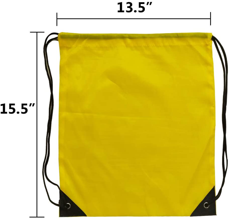 Drawstring Bag Bulk 48 Pcs String Backpack Bags Sport Gym Backpack Backpack 12 Color Cinch Bags Home & Garden > Household Supplies > Storage & Organization GoodtoU   