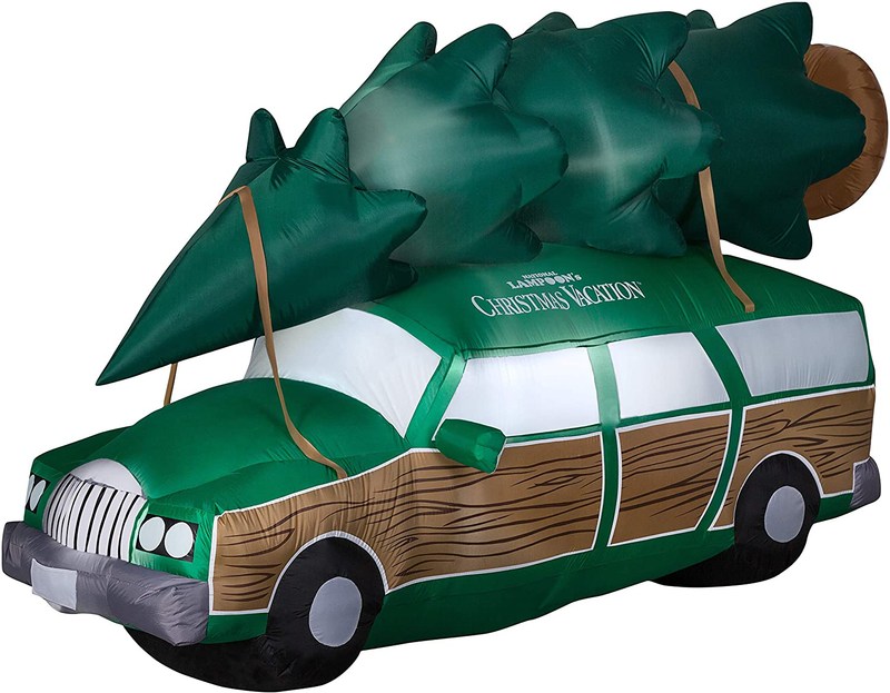 Gemmy Christmas Airblown Inflatable NLCV Station Wagon w/Tree w/LEDs Scene WB, 5 ft Tall, Green Home & Garden > Decor > Seasonal & Holiday Decorations& Garden > Decor > Seasonal & Holiday Decorations Gemmy   