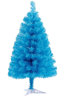 MOJUN Artificial Christmas Tree with Plastic Stand Holder Base, 60cm/2-feet, Black Home & Garden > Decor > Seasonal & Holiday Decorations > Christmas Tree Stands MOJUN Sky Blue  