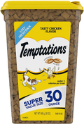TEMPTATIONS Classic Crunchy and Soft Cat Treats, 30 oz. Animals & Pet Supplies > Pet Supplies > Cat Supplies > Cat Litter Temptations Chicken  