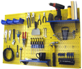 Pegboard Organizer Wall Control 4 ft. Metal Pegboard Standard Tool Storage Kit with Galvanized Toolboard and Black Accessories Hardware > Hardware Accessories > Tool Storage & Organization Wall Control Yellow Pegboard Blue Accessories Storage 