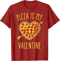 Pizza Is My Valentine Funny Valentines Day Gifts Boys Kids T-Shirt Home & Garden > Decor > Seasonal & Holiday Decorations Puntastic Valentines Day Cranberry Men Large