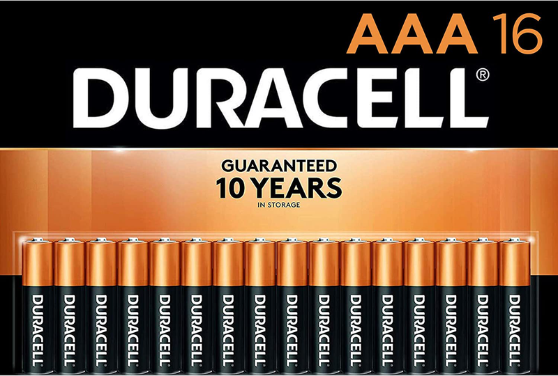 Duracell - CopperTop AAA Alkaline Batteries - Long Lasting, All-Purpose Triple A Battery for Household and Business - 16 Count Electronics > Electronics Accessories > Power > Batteries Duracell 16 Count  
