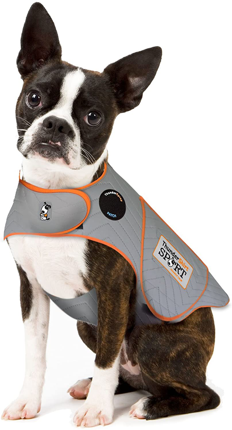 Thundershirt for Dogs, Sport - Dog Anxiety Vest Animals & Pet Supplies > Pet Supplies > Dog Supplies > Dog Apparel Thundershirt Platinum X-Small 